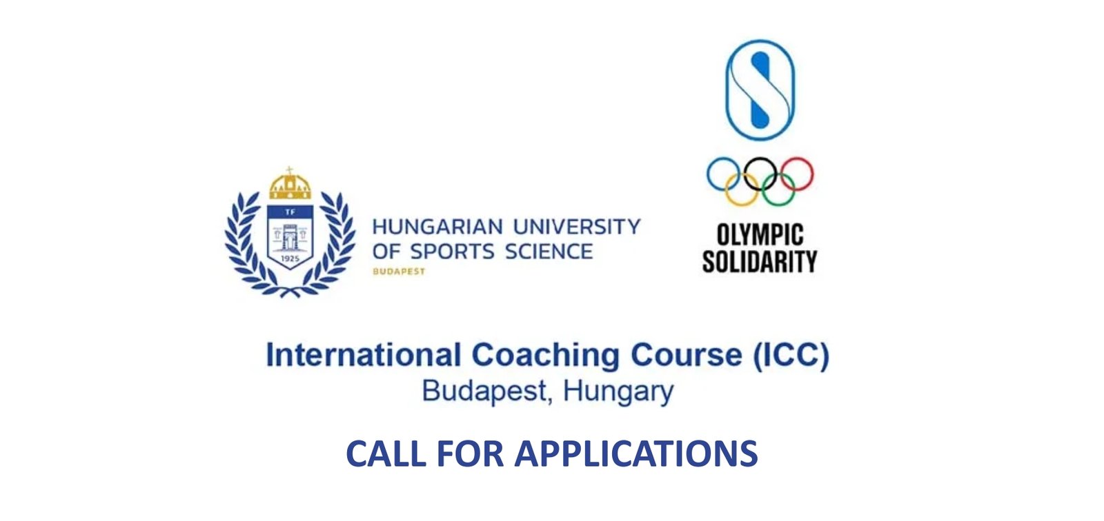 CALL FOR APPLICATIONS: International Coaching Course (ICC) - Budapest 2026 (Fall Semester)
