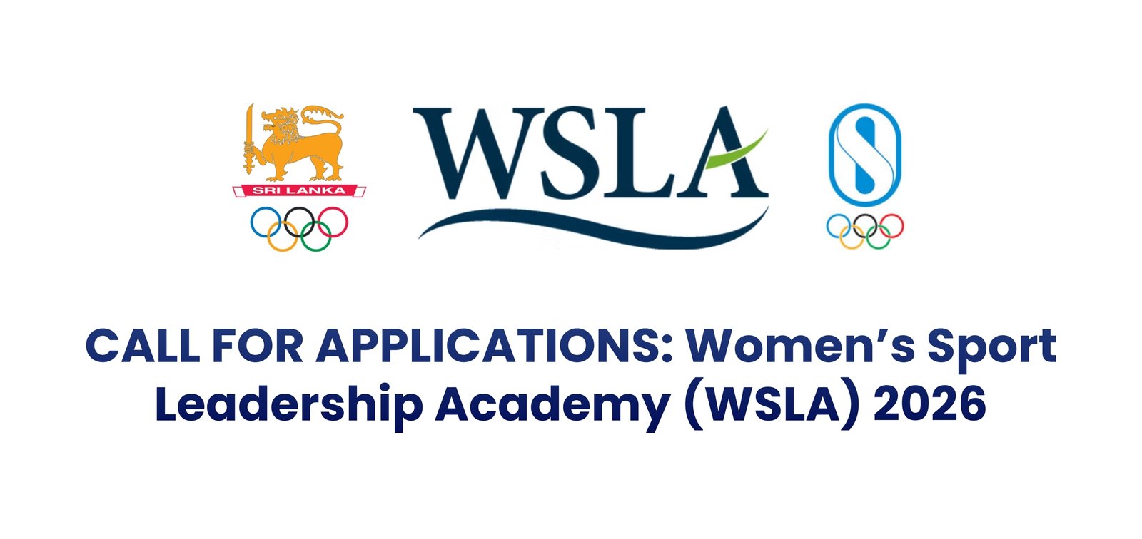 CALL FOR APPLICATIONS: Women’s Sport Leadership Academy (WSLA) 2026